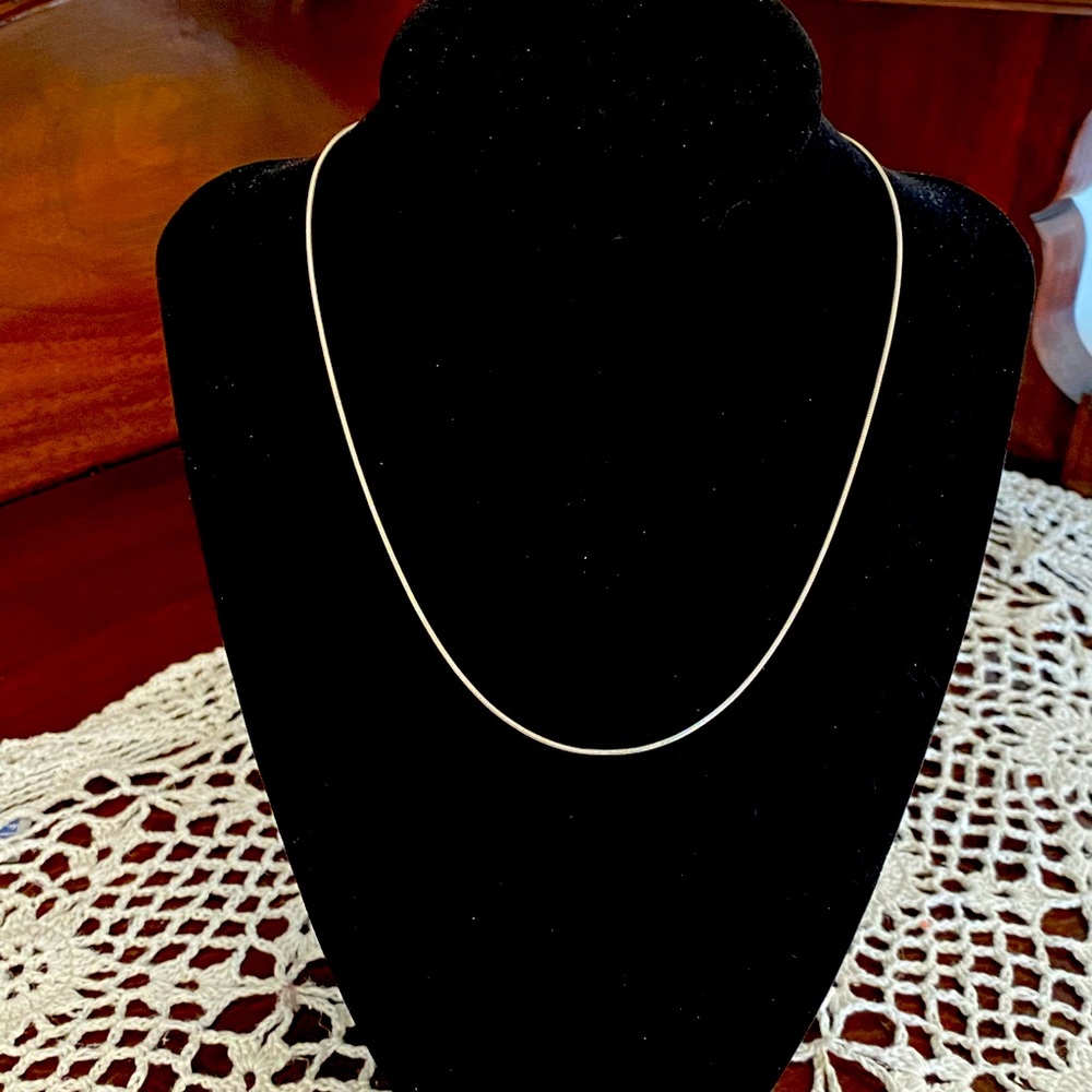 16 in Fine Italian Silver Rope Chain